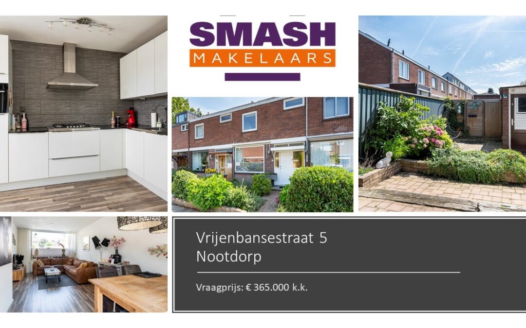 Te Koop eengezinswoning Vrijenbansestraat Nootdorp