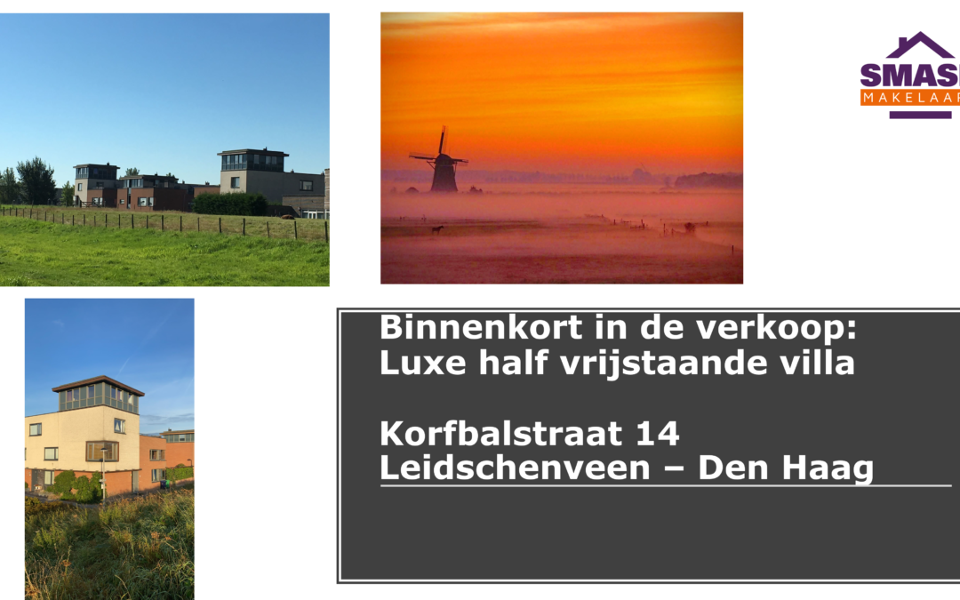 Te koop half vrijstaande villa in Leidschenveen