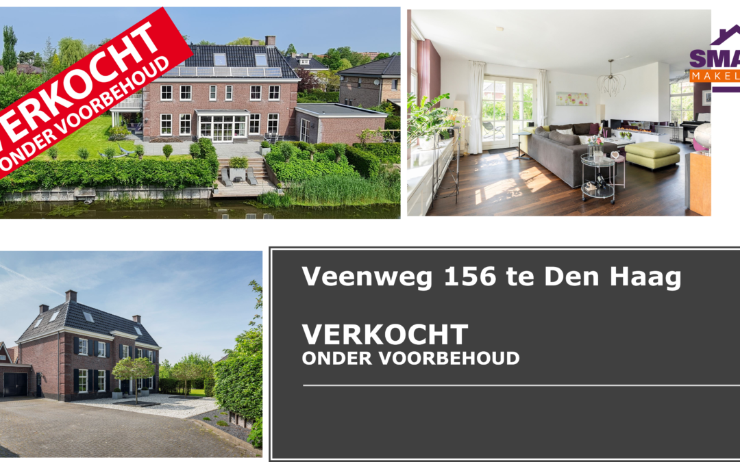 Vrijstaande villa Veenweg Den Haag verkocht onder voorbehoud