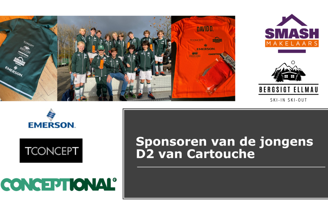 Sponsoring JD2 hockeyclub Cartouche Voorburg