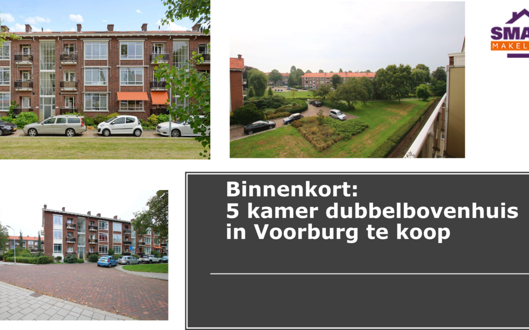 Binnenkort in de verkoop 5 kamer appartement