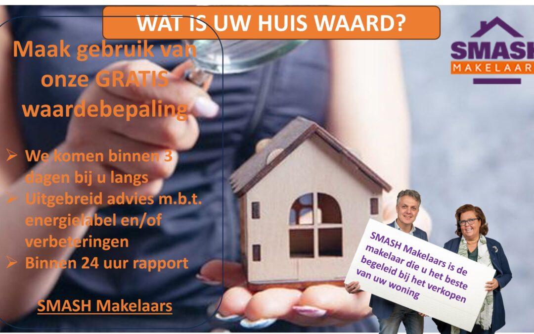 Gratis waardebepaling van uw woning
