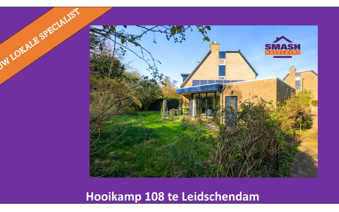 Te koop hoekwoning met garage Hooikamp 108 te Leidschendam