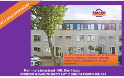 Te koop tussenwoning aan de Remmersteinstraat 149 Den Haag