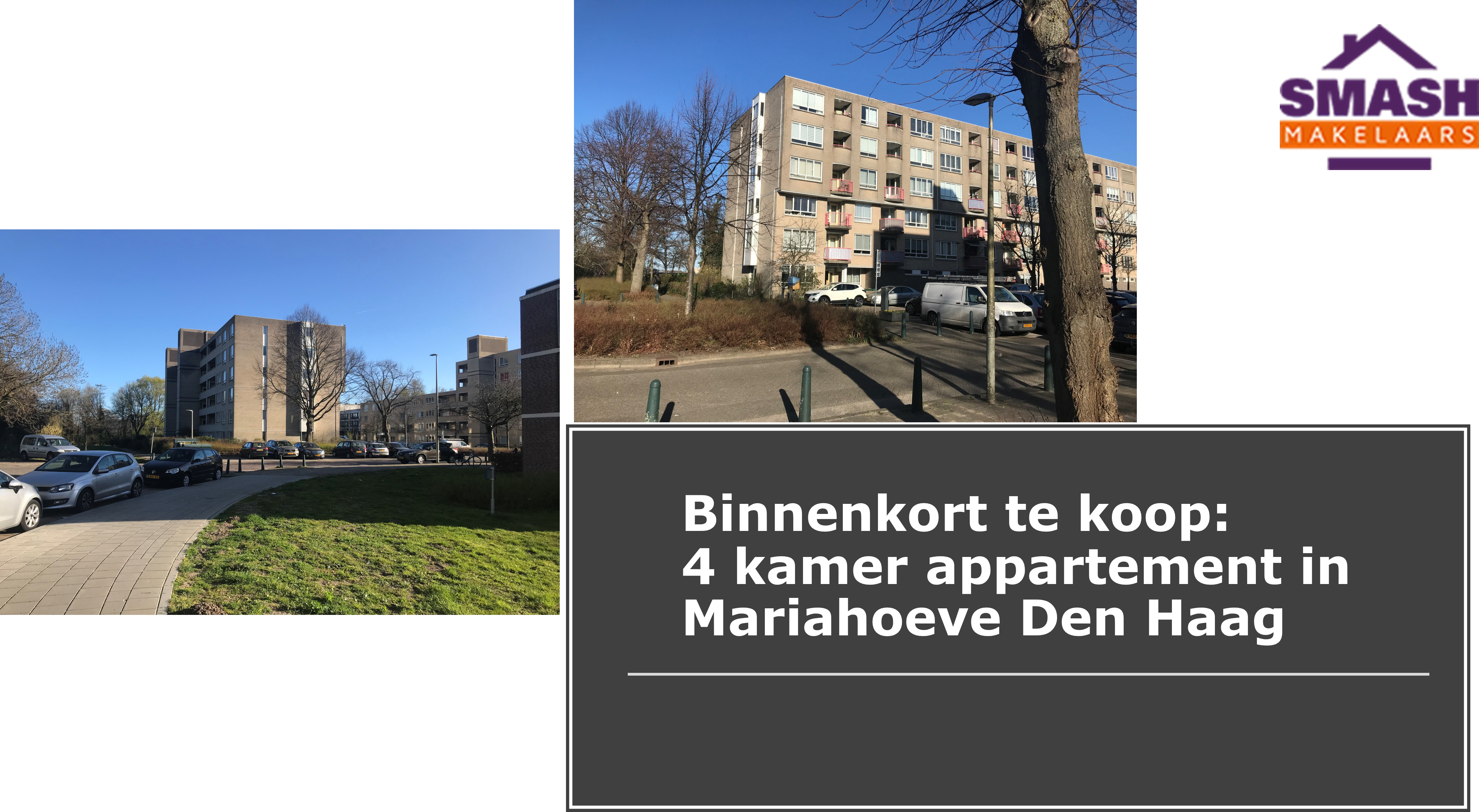 4 kamer appartement te koop in Mariahoeve Den Haag bij SMASH makelaars