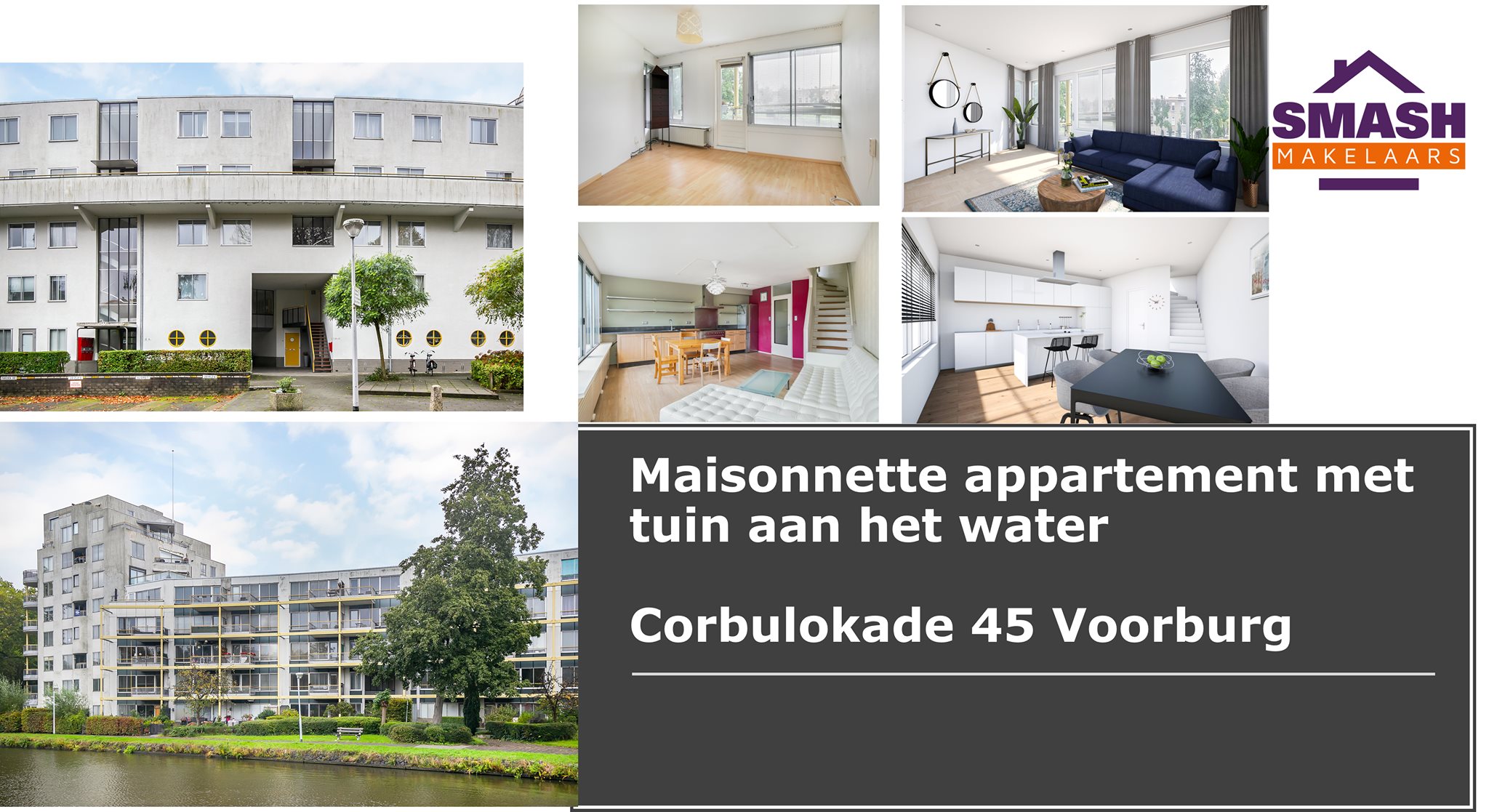 Appartement met tuin in Voorburg te koop. Natuurlijk bij SMASH makelaars de verkoopmakelaar van Leidschendam-Voorburg