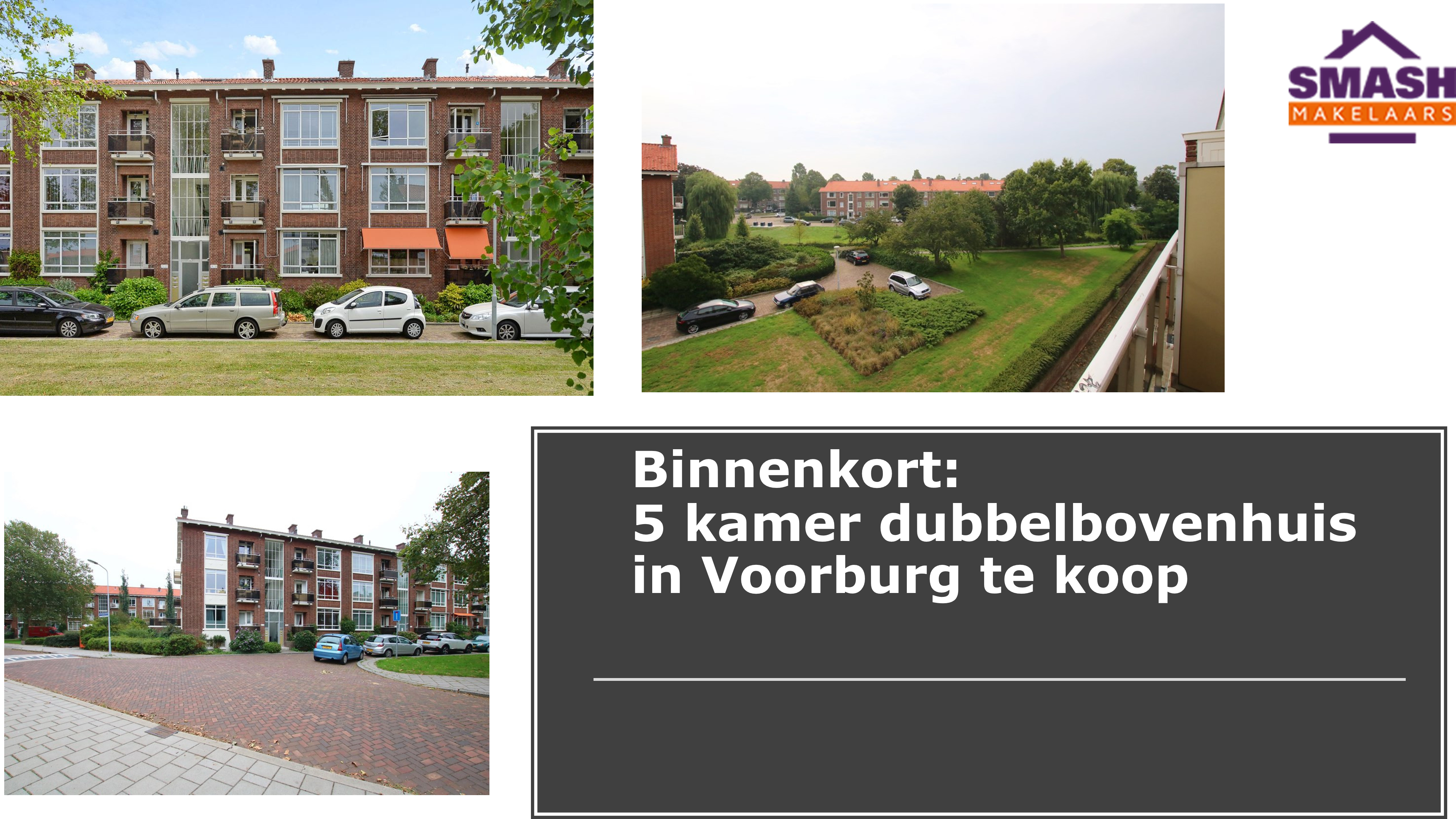 Dubbelbovenhuis maisonnette in Voorburg